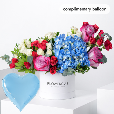 Father's Day Petite Blue Florence Hatbox
