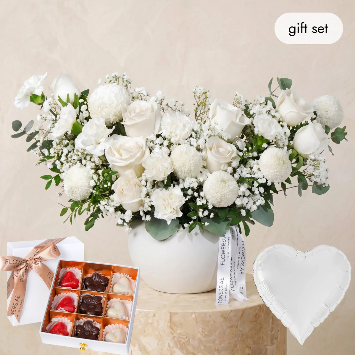 Ivory Vase (Welcome Back Gift Set)