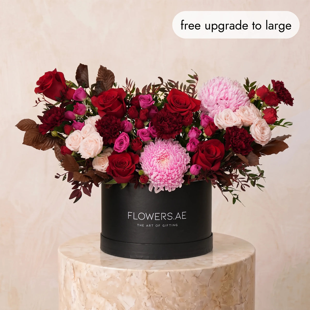 Crimson Blush Hatbox