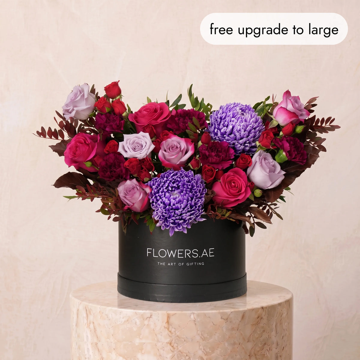 Plum Velvet Hatbox