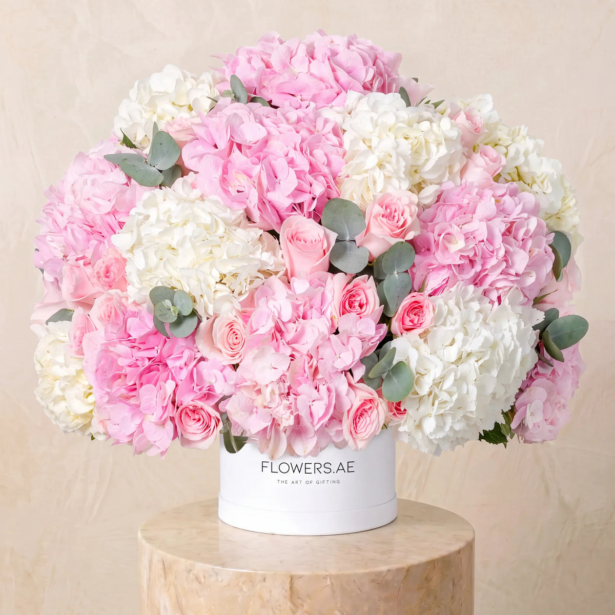 Baby Heavenly Pinks  Hatbox