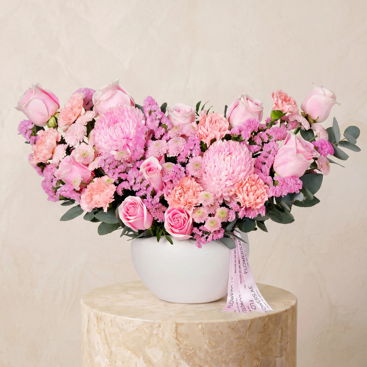 Congratulations Pink Delight Vase