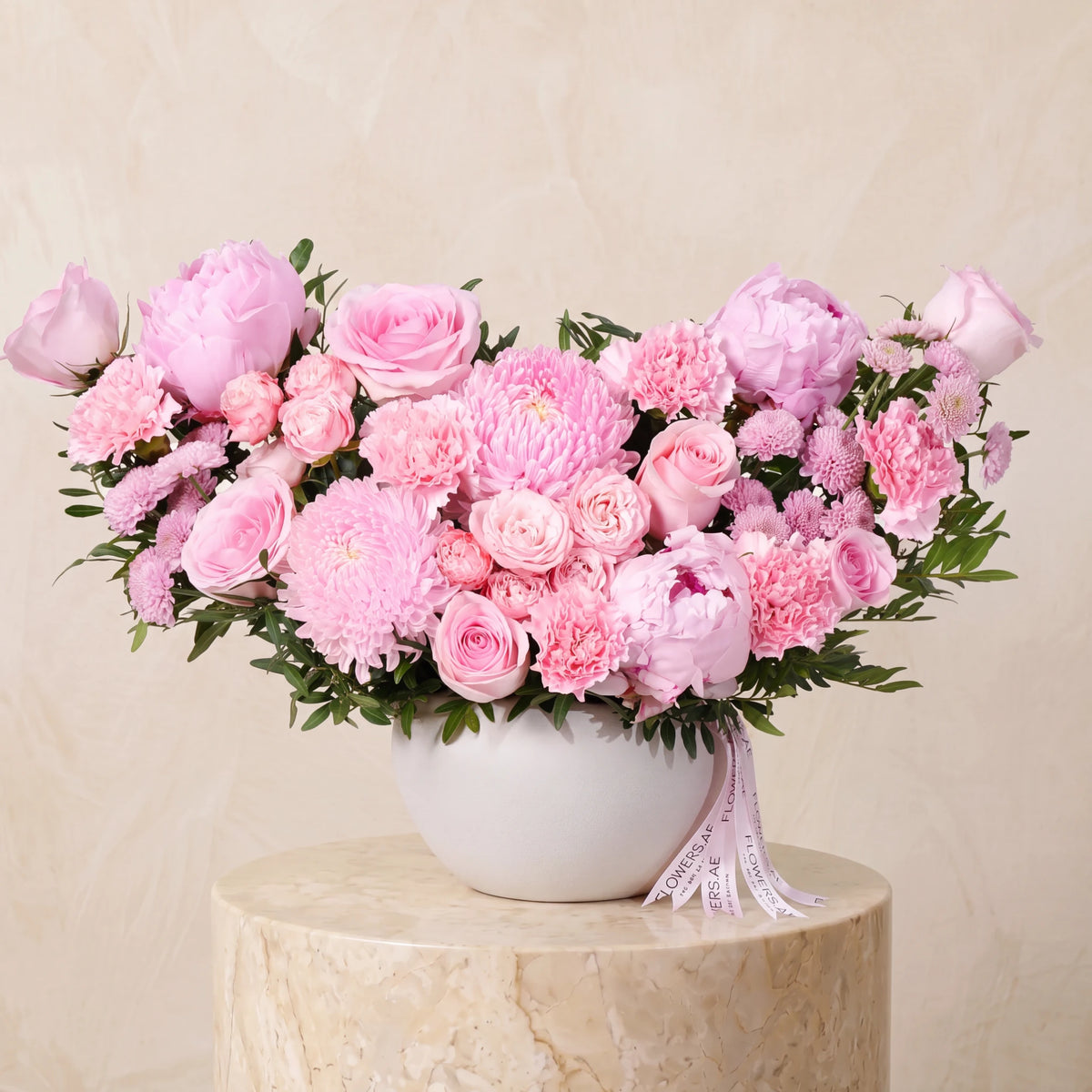 Pink Peony Vase