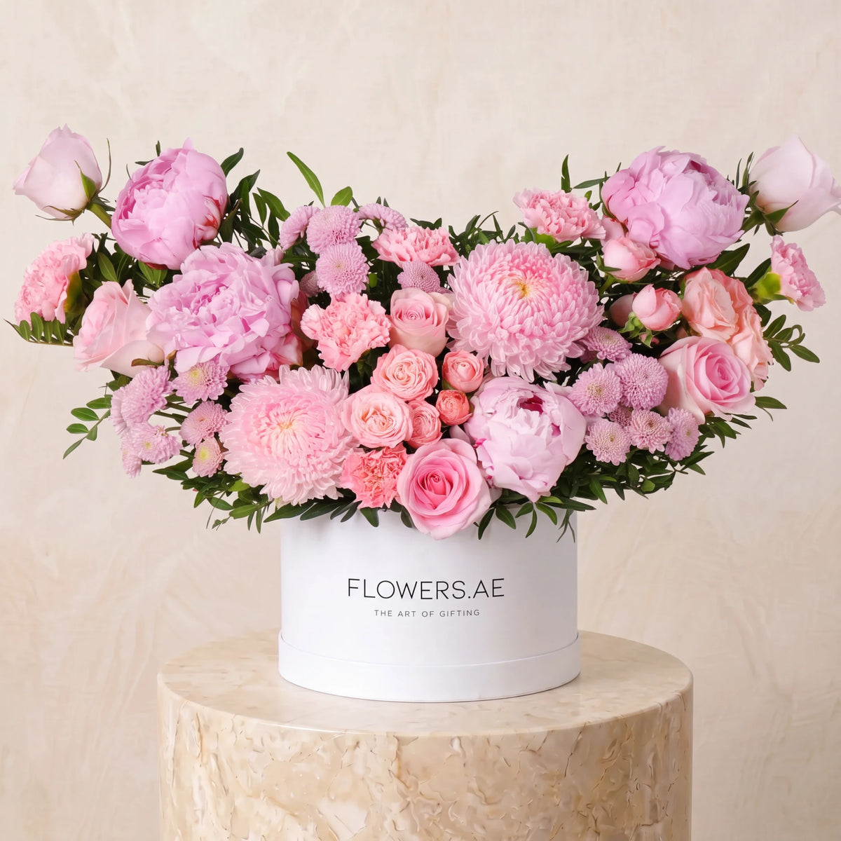 Pink Peony Hatbox
