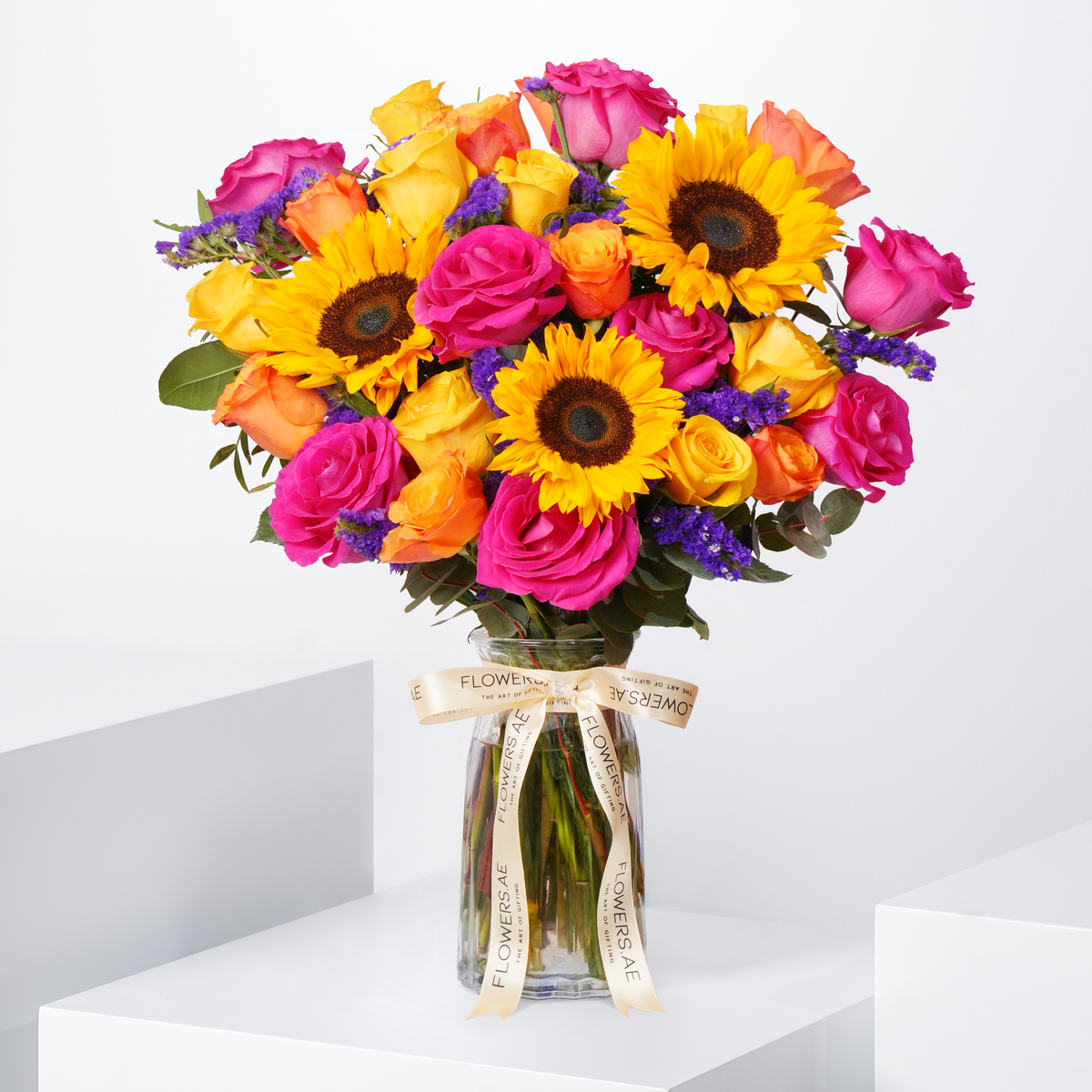 Vibrant Glass Vase