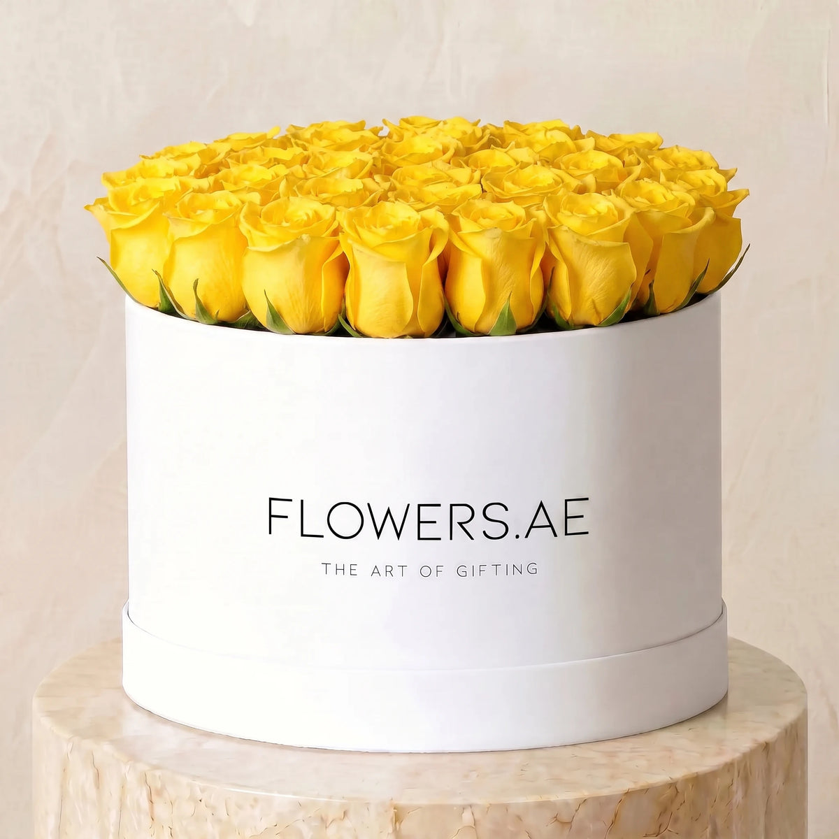 Yellow Roses Hatbox