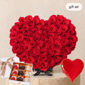 Anniversary Red Heart (Gift Set)