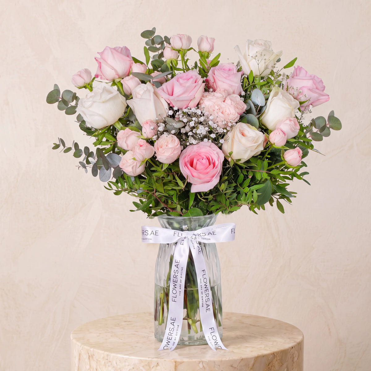 Pastel Glass Vase