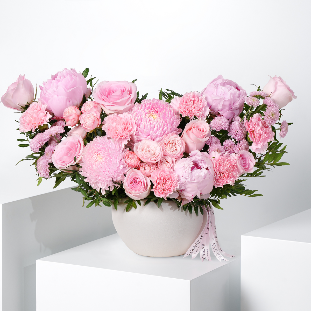 Pink Peony Vase
