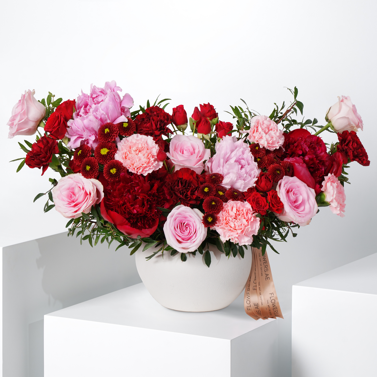 Rouge Peony Vase