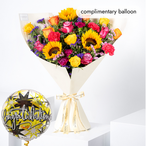 Congratulations Vivid Sunflower