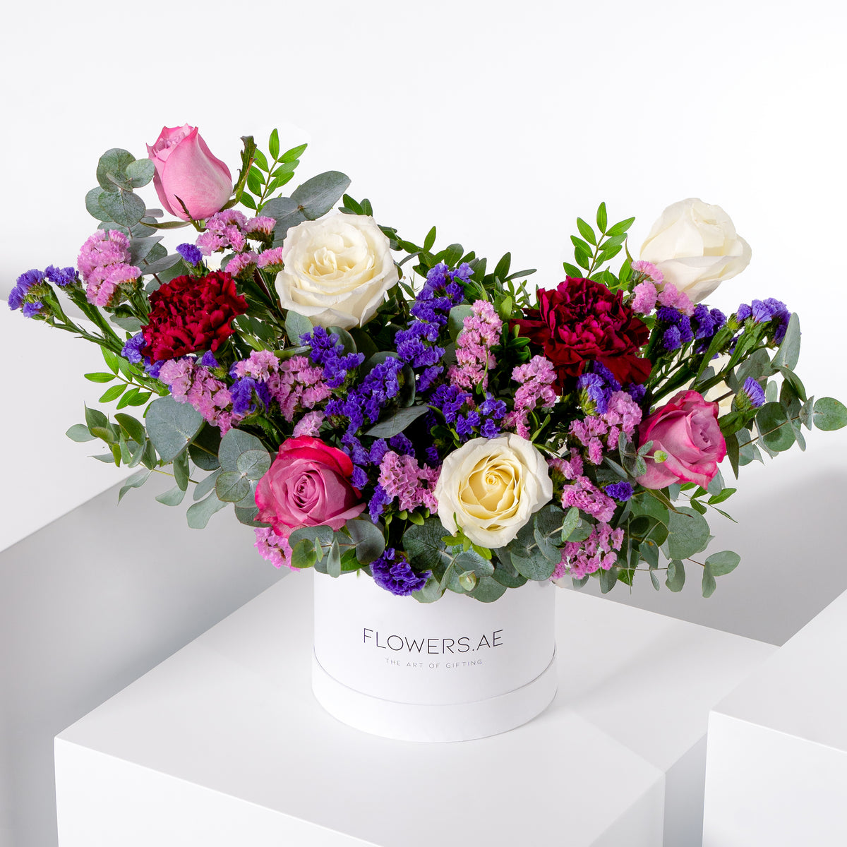 Petite Lavender Floral Hatbox