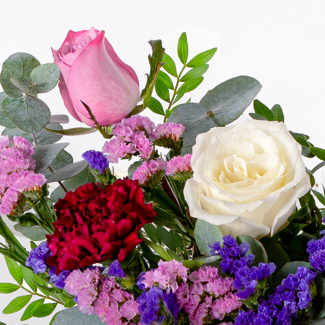 Get Well Petite Lavender Floral Hatbox