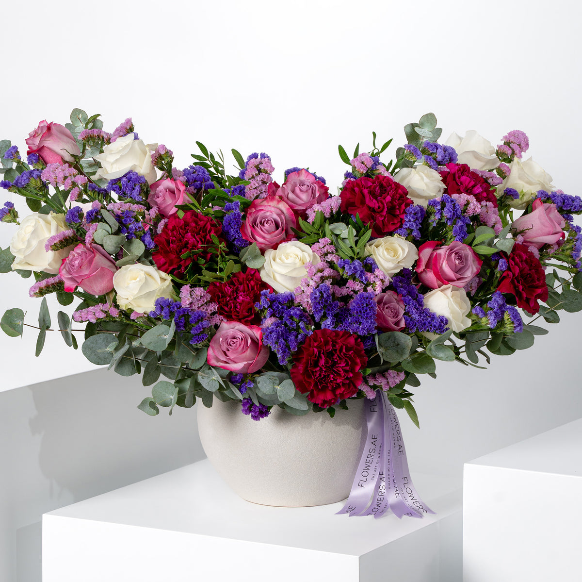 Birthday Lavender Floral  Vase