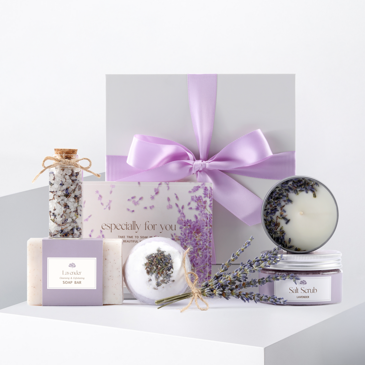 Mother's Day Lilac Basket (Gift Set)
