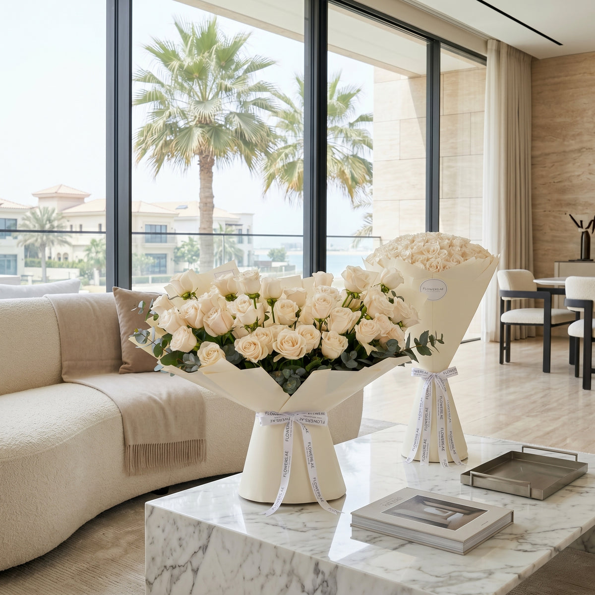 50 White Roses