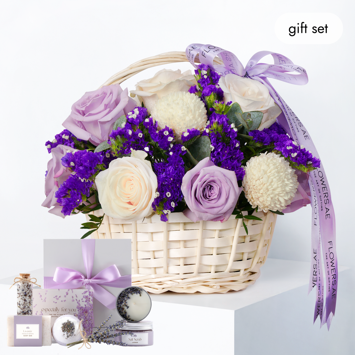 Mother's Day Lilac Basket (Gift Set)