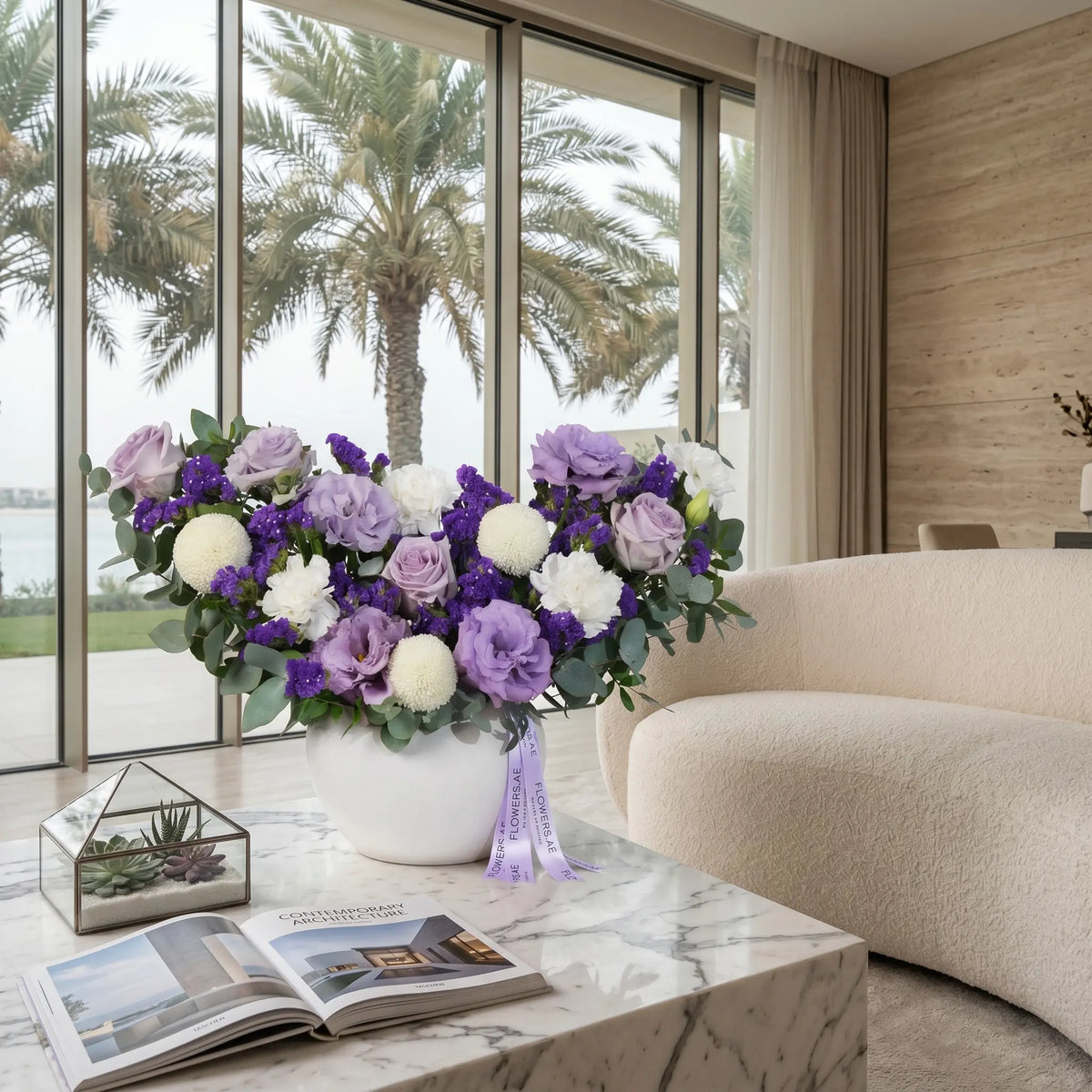 Congratulations Lilac Vase