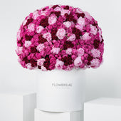 Royale Mauve Peony Hatbox