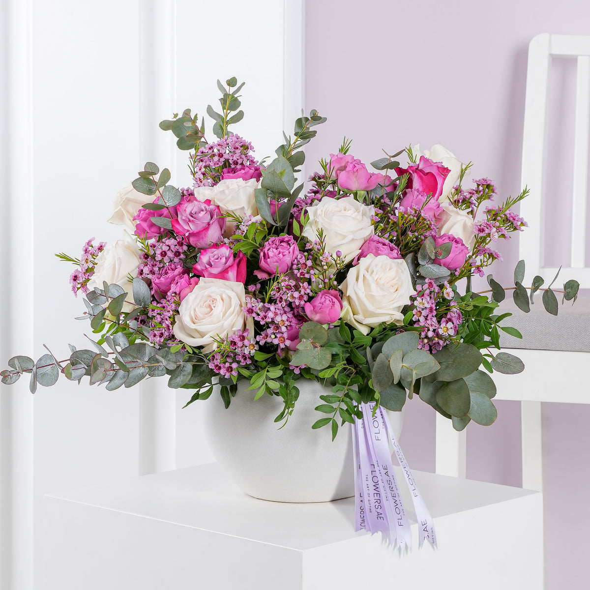 Birthday Lavender Floral - Vase