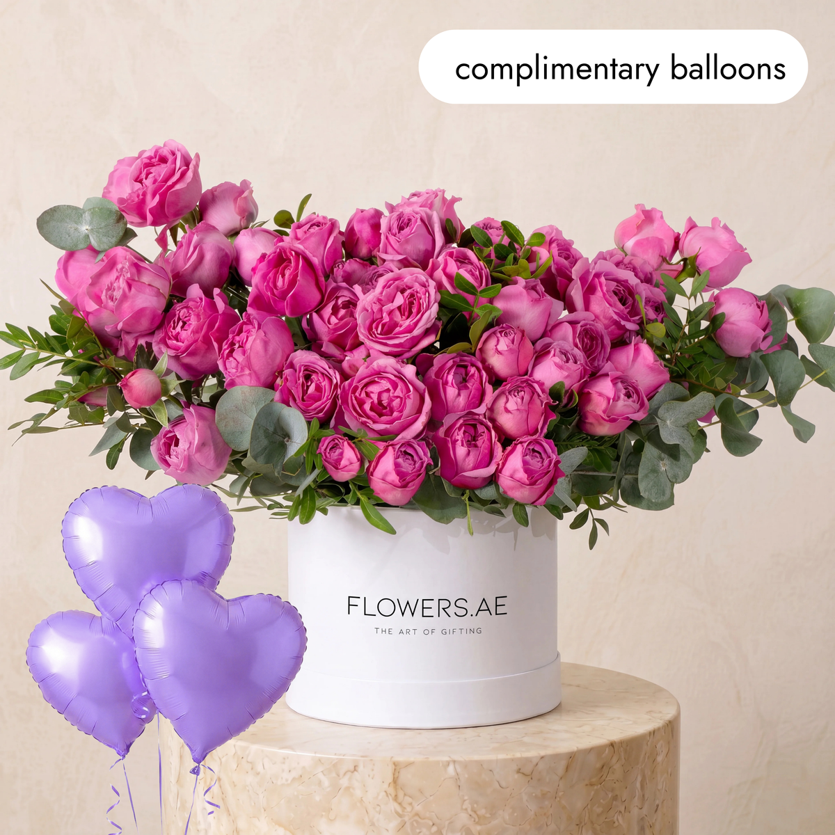 Petite Misty Bubbles Hatbox