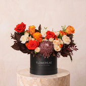 Petite Rustic Blush Hatbox