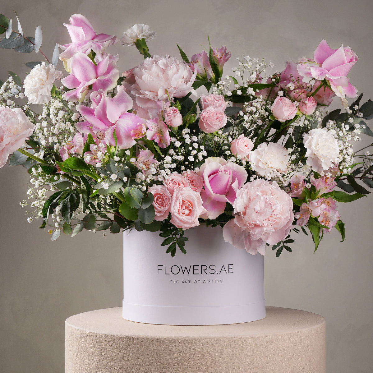 Pastel Peony Hatbox
