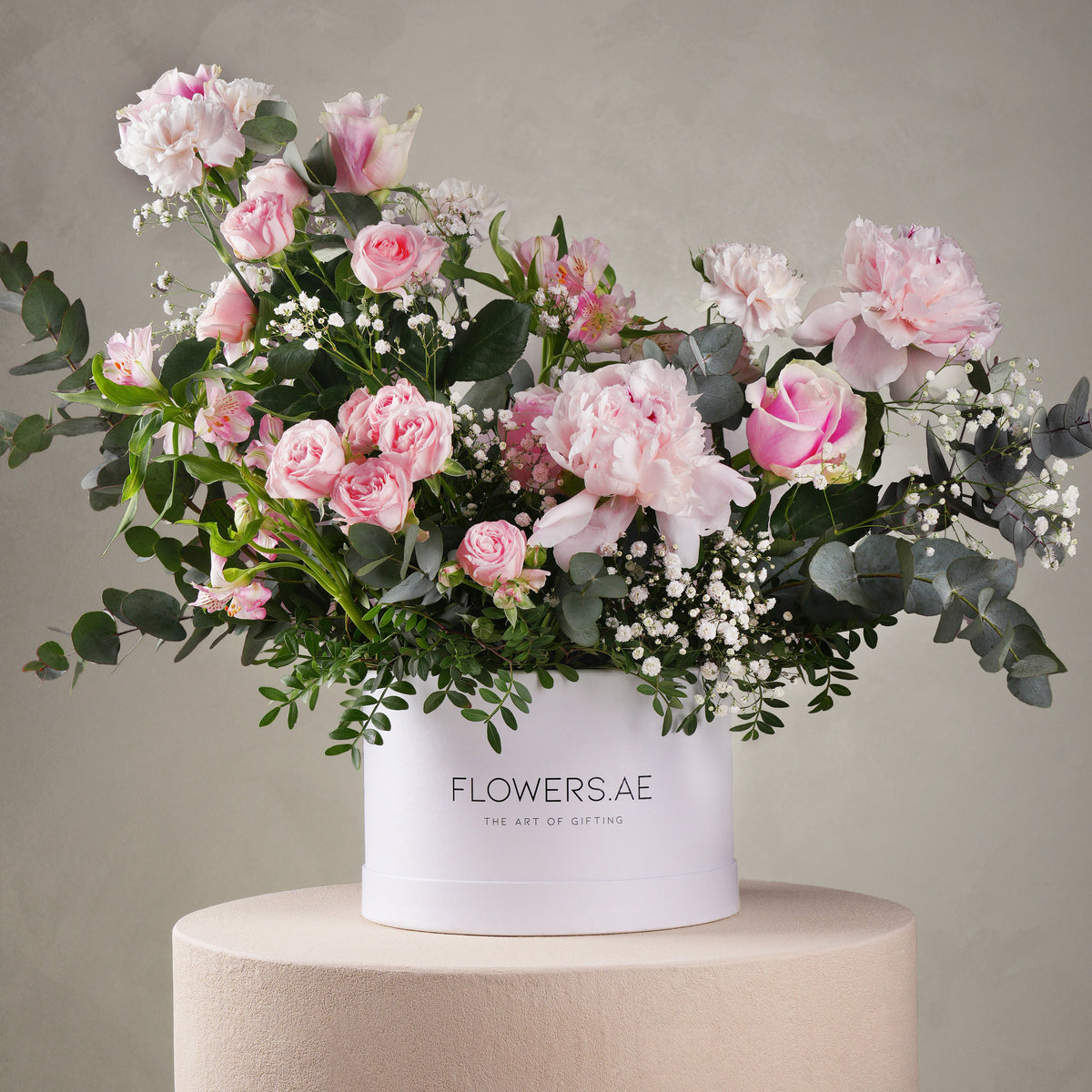 Pastel Peony Hatbox