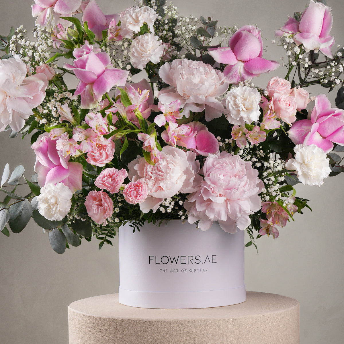 Pastel Peony Hatbox