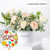 Get Well Petite Perfect White Hatbox
