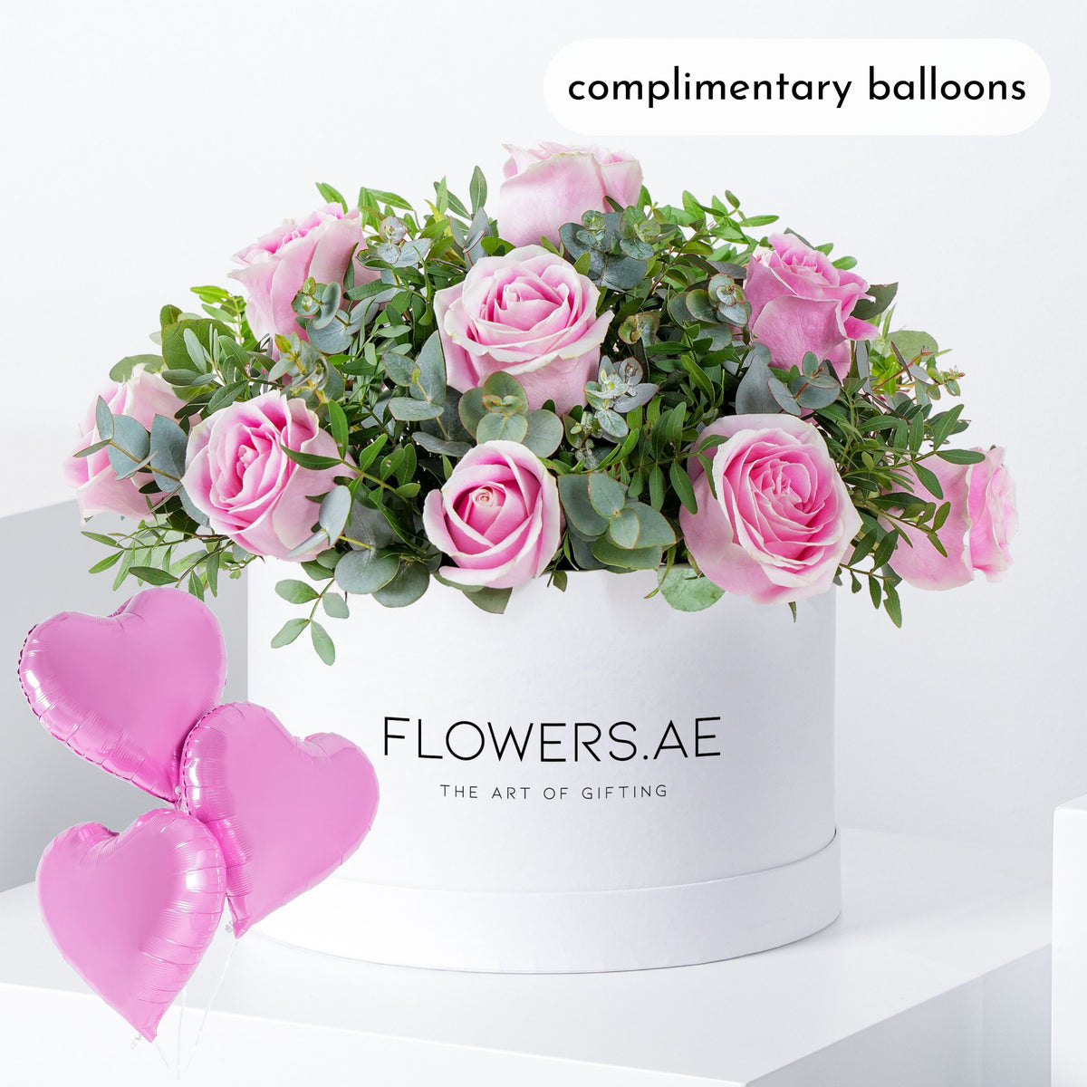 Pink Roses with greens