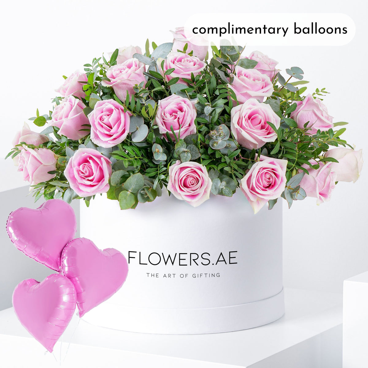 Pink Roses with greens