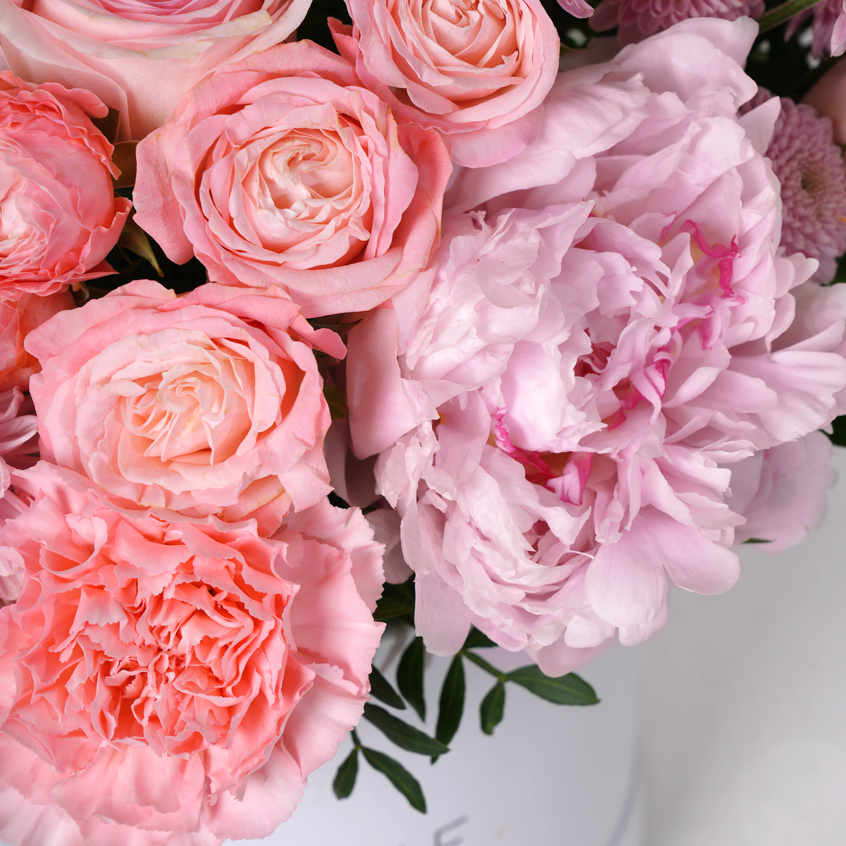 Petite Pink Peony Hatbox