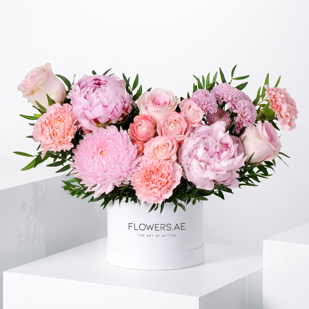 Petite Pink Peony Hatbox