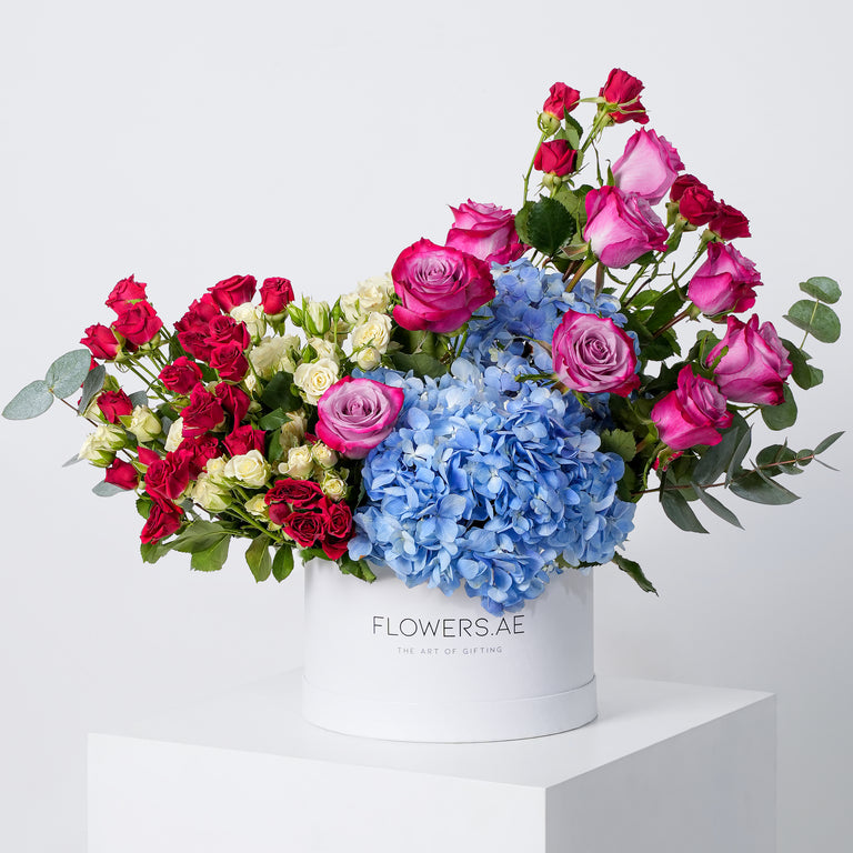 Florence Blue Hatbox