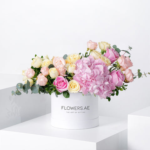 Petite Pink Florence Hatbox