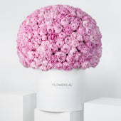 Royale Pink Peony Hatbox