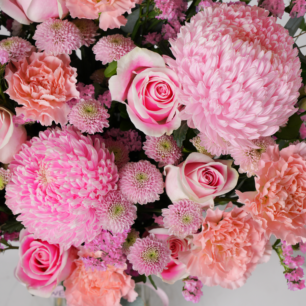Pink Delight Glass Vase