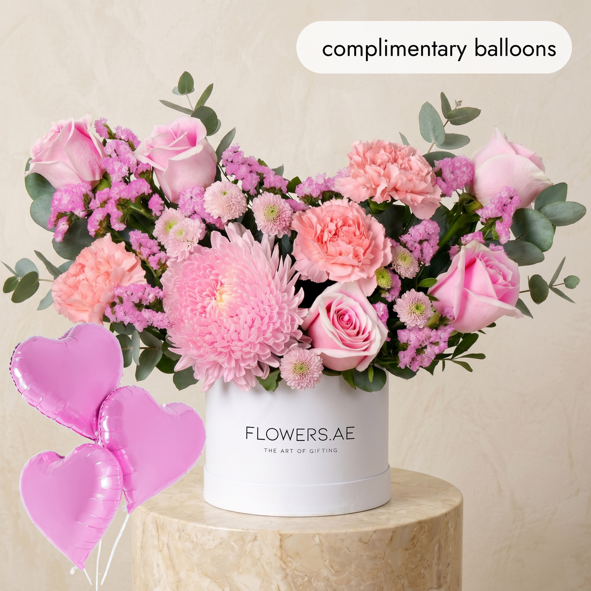 Petite Pink Delight Hatbox