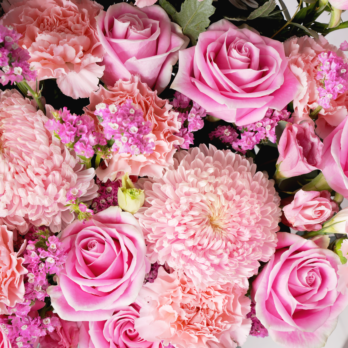 Pink Elegance Glass Vase