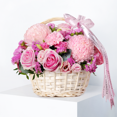 Pink Delight Basket
