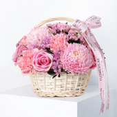 Pink Delight Basket