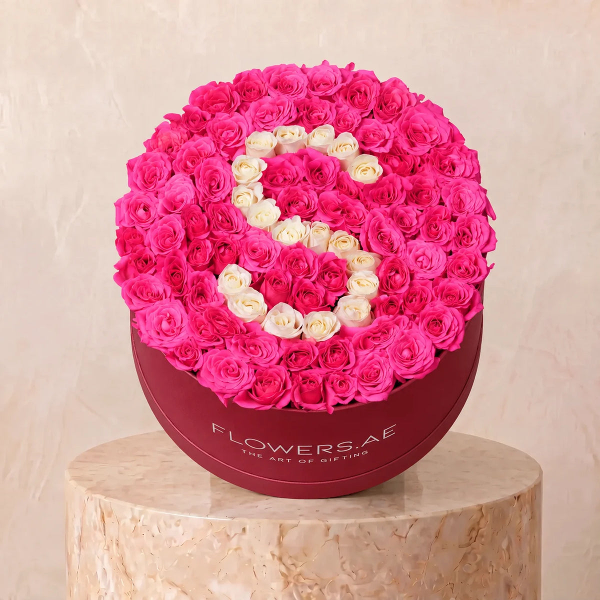 Welcome Back Pink Letter Hatbox