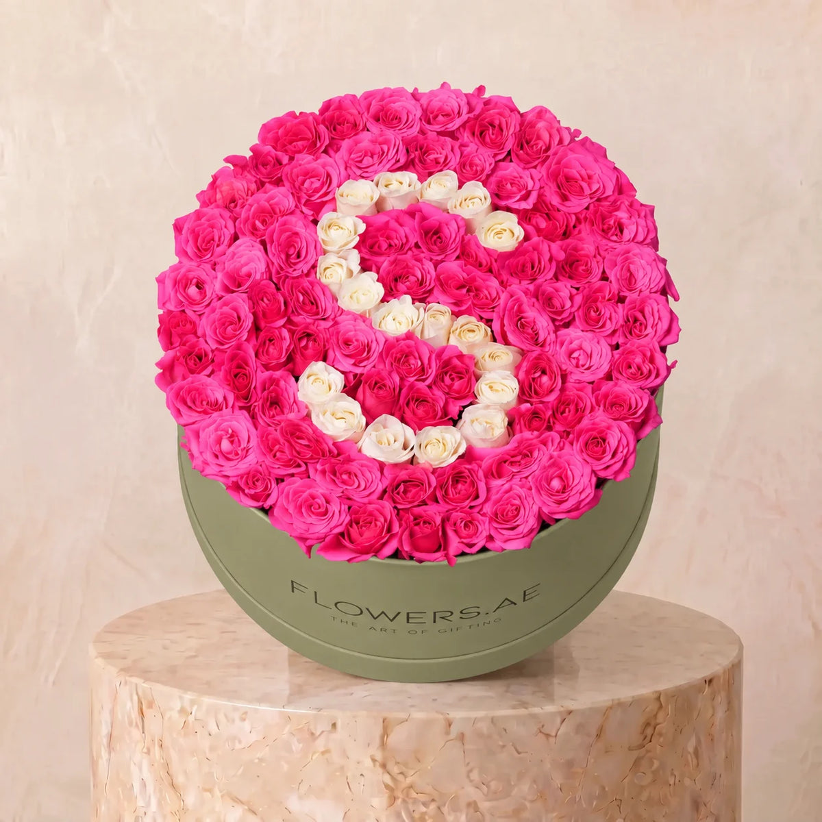 Welcome Back Pink Letter Hatbox