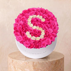 Pink Letter Hatbox