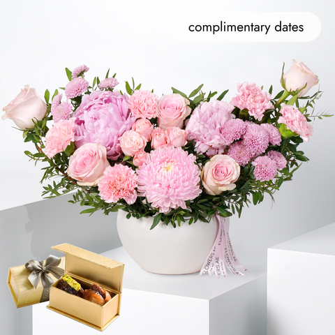 Eid Pink Peony Vase