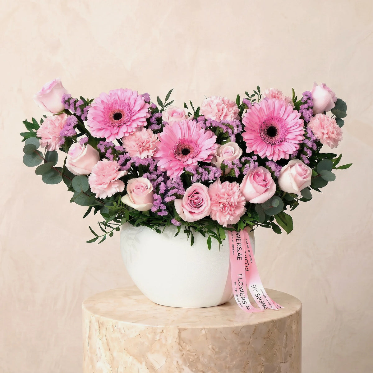 Congratulations Pink Perfection Vase