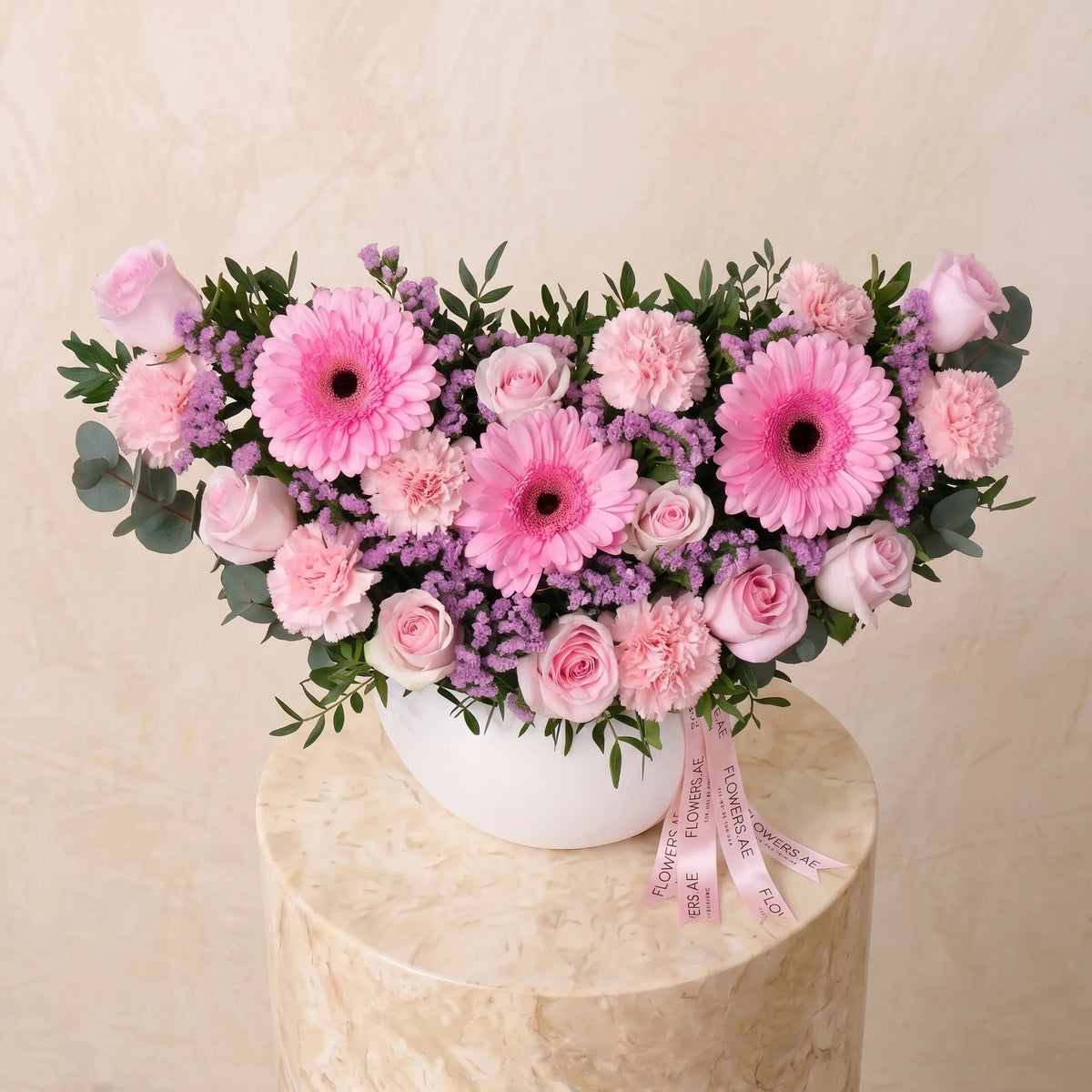 Pink Perfection Vase (Welcome Back Gift Set)