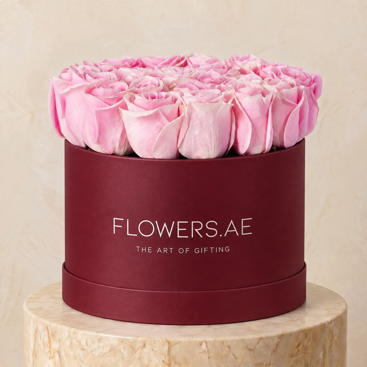 Pink Roses Hatbox