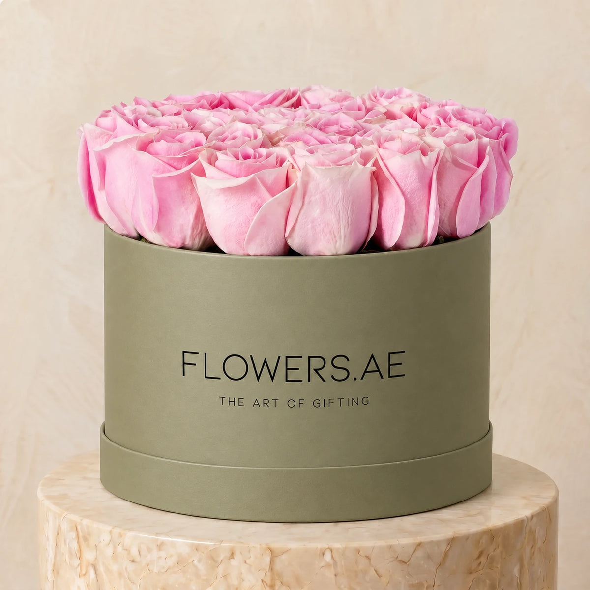 Pink Roses Hatbox